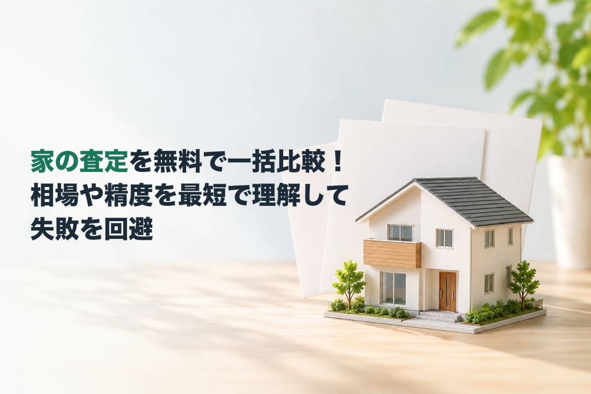家の査定を無料で一括比較！相場や精度を最短で理解して失敗を回避