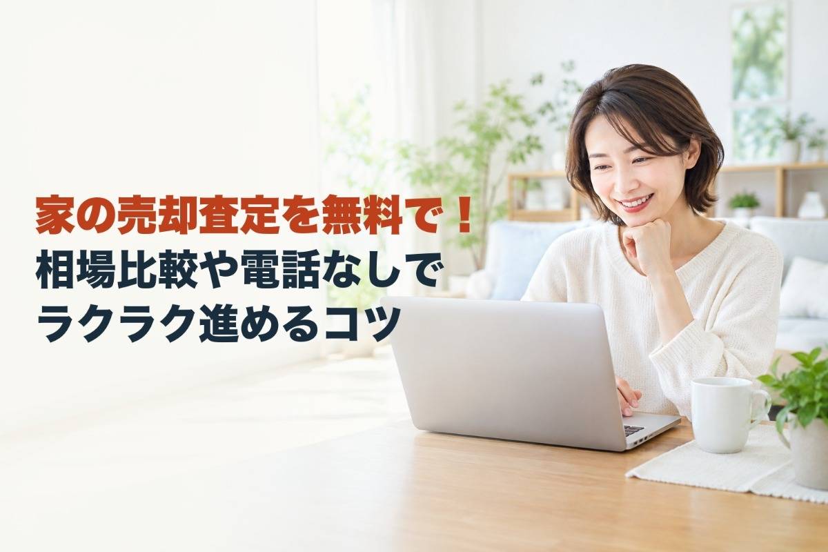 家の売却査定を無料で!相場比較や電話なしでラクラク進めるコツ